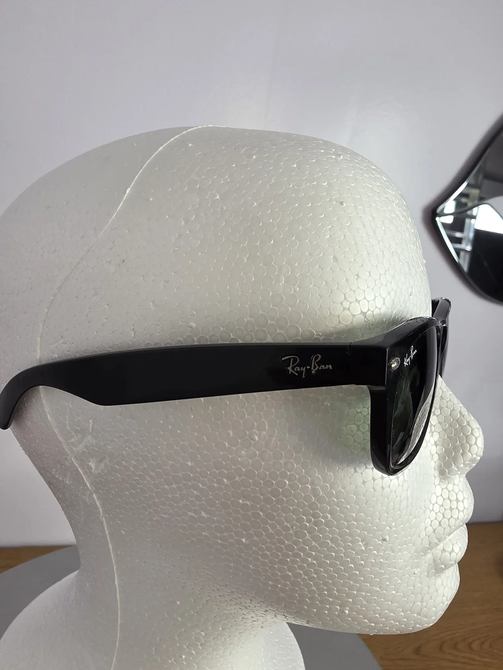 Ray-Ban Rectangle Sunglasses Black Full Rim Frames